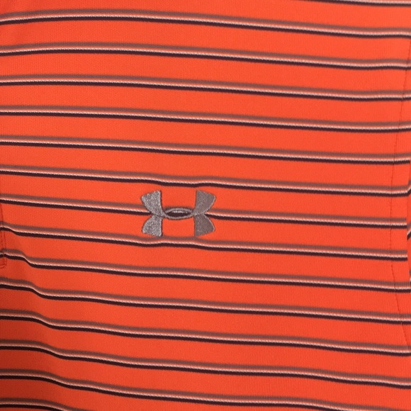 Men Under Armour men Gold polo shirt size M - Picture 3 of 5